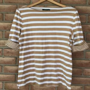 Ralph Lauren size XL striped, short sleeved top